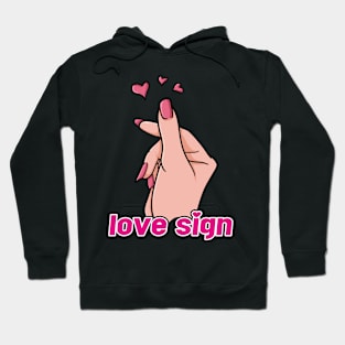 love sign Hoodie